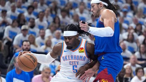 nba playoffs score|Lu Dort leads OKC Thunder rally past Denver Nuggets for Game .